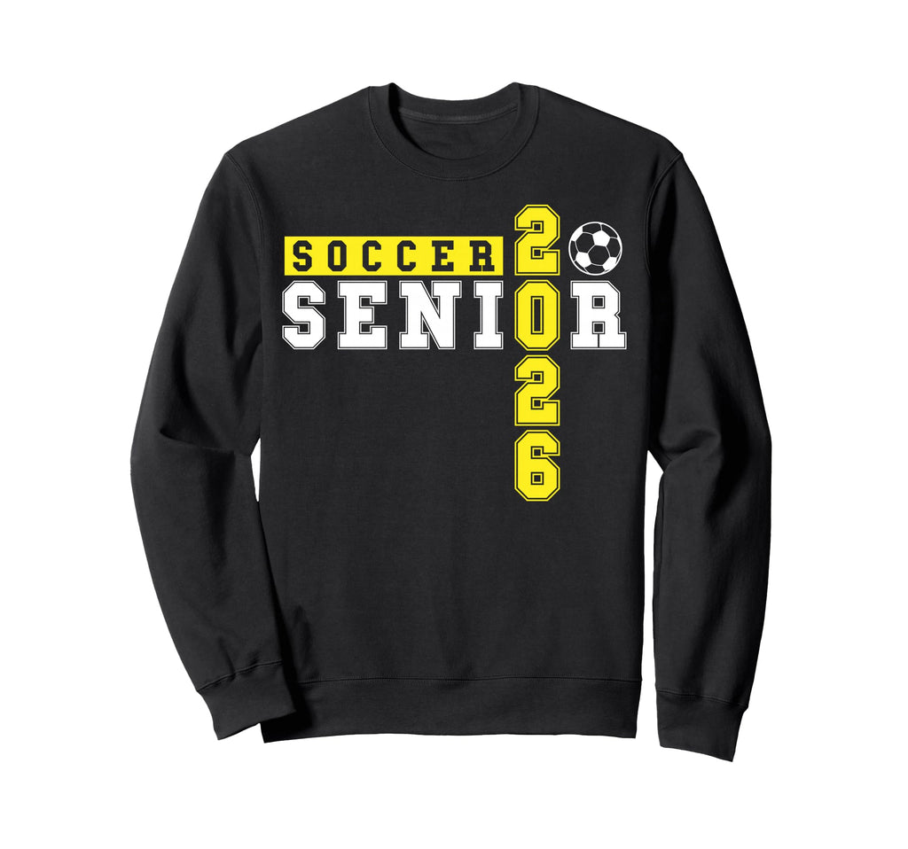 Soccer Senior Night Soccer Senior 2026 Sweatshirt - Trendy Graphic Unisex