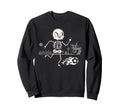 Skeleton Soccer Halloween Sport Sweatshirt - Aesthetic Graphic Unisex