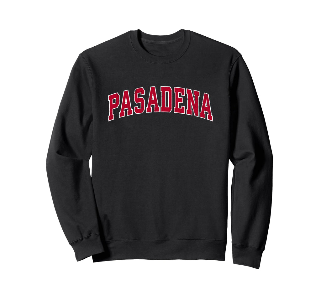 Pasadena California Ca Sports Red Sweatshirt - Streetwear Style for Adults