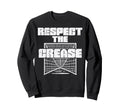 Respect Crease Lacrosse Funny Sweatshirt - Fun Novelty Design Men Women