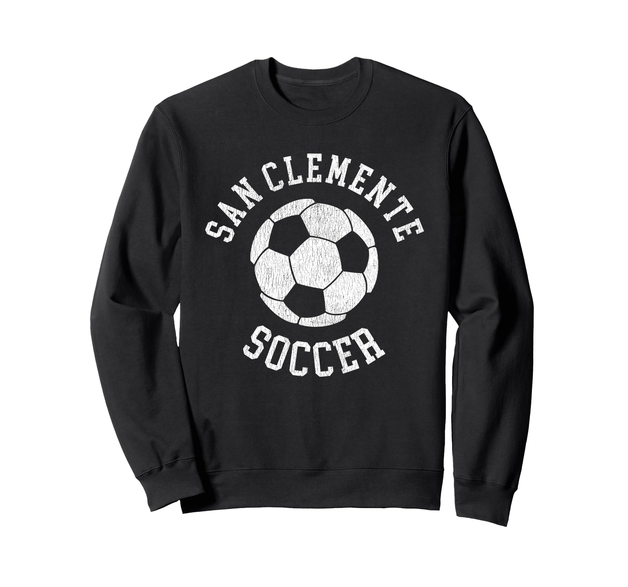 San Clemente Soccer Distressed 90S Sweatshirt - Streetwear Style Unisex