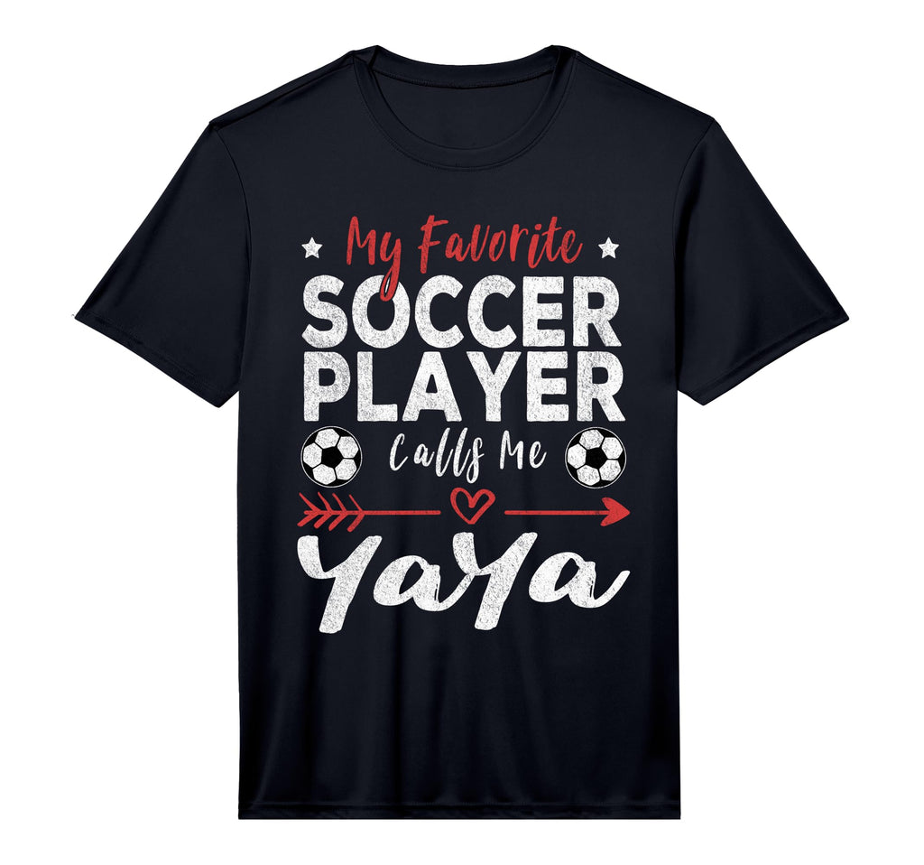 Mens My Favorite Soccer Player Calls T-Shirt - Minimalist Print for Adults
