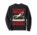 Funny Training Goaltender Goalkeeper Sweatshirt - Graphic Print for Adults