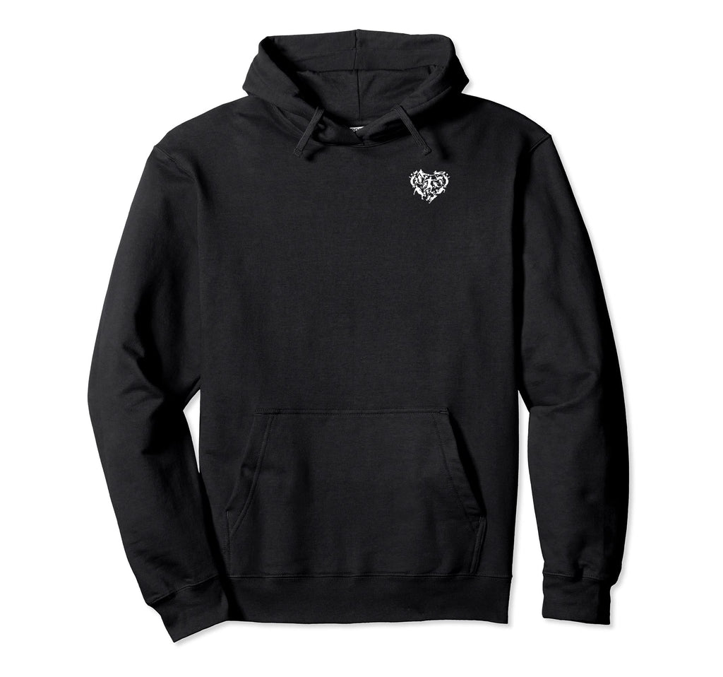 Soccer Heart Soccer Players Heart Hoodie - Aesthetic Graphic for Adults