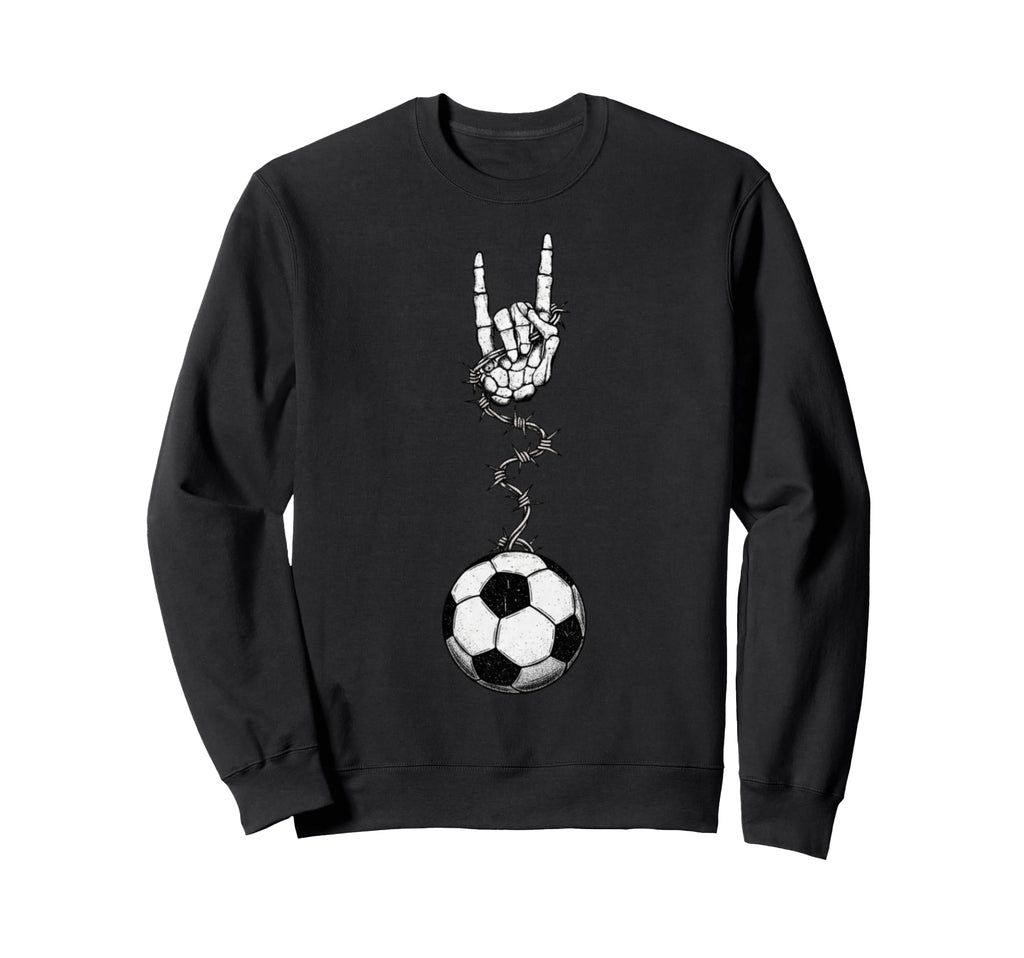Soccer Player Coach Team 90S Alt Metal Sweatshirt - Trendy Graphic Unisex