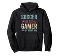 Funny Soccer Day Gamer Night Gamer Hoodie - Custom Art Print for Adults