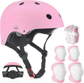 Adjustable Kids Helmet with Knee Pad, Elbow Pads & Wrist Guards - Toddler Bike Helmets for Ages 3-5, 5-8, 8-14 Years - Perfect for Skating, Biking, Cycling, and Skateboard - for Boys and Girls