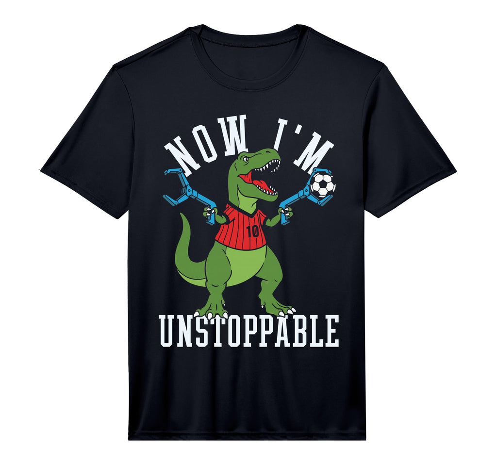Now Im Unstoppable Funny T Rex T-Shirt - Minimalist Print for Adults