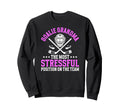 Funny Hockey Goalie Grandma Sweatshirt - Casual Everyday Wear Men Women