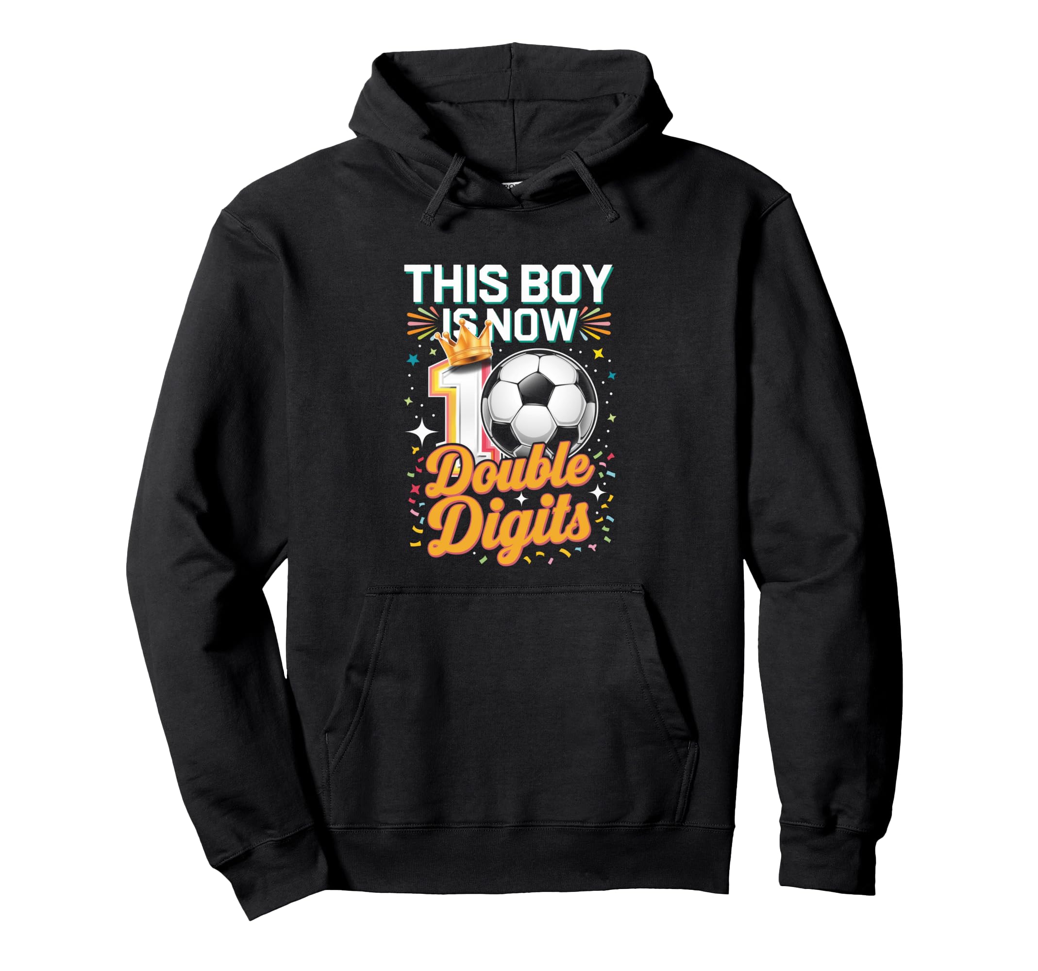 This Is Now 10 Double Digits Birthday Gift Hoodie - Graphic Print Unisex