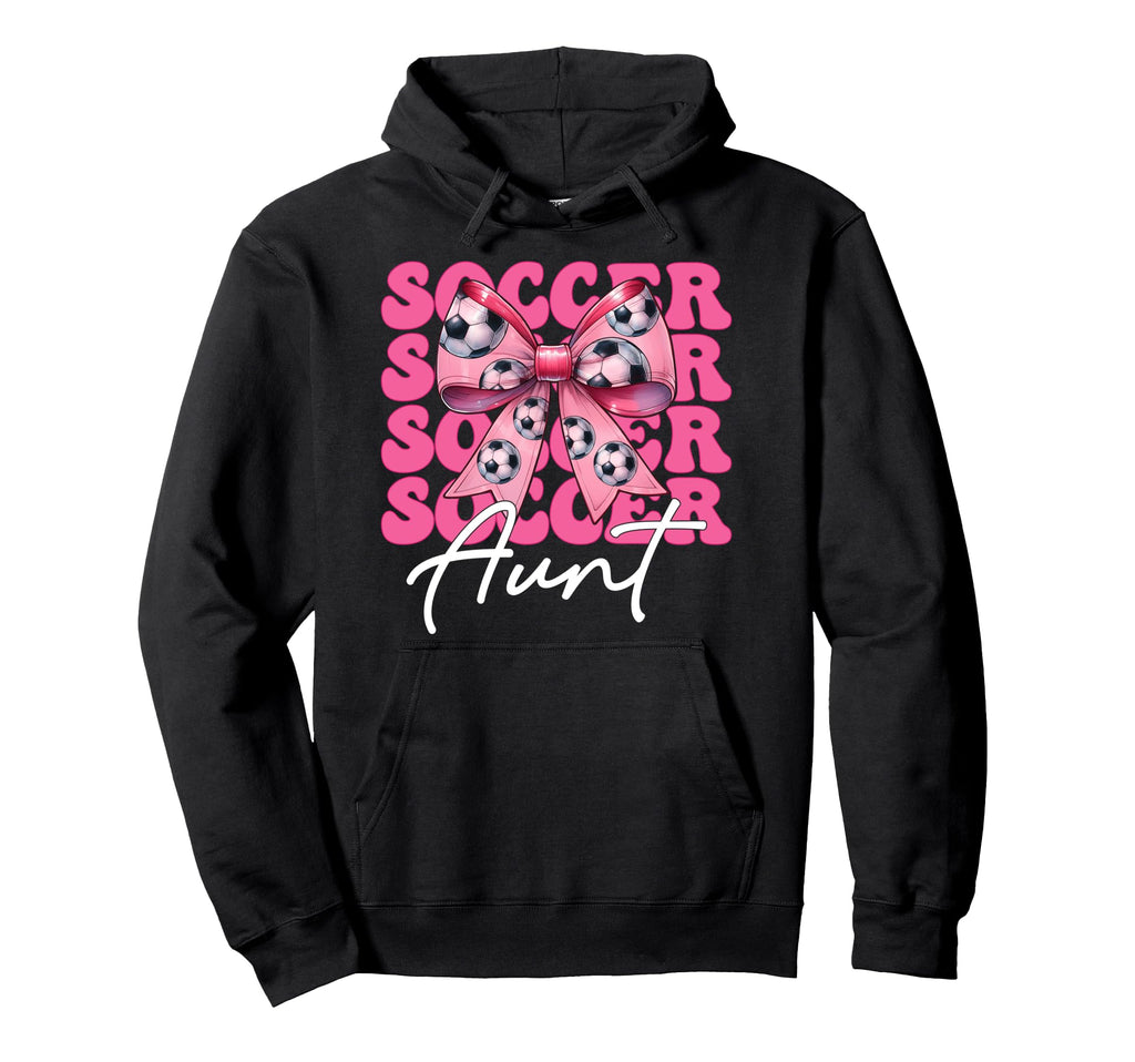 Womens Coquette Bow Ribbon Soccer Sweatshirt - Minimalist Print Men Women
