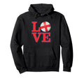 Love England Soccer Passion Pride Hoodie - Fun Novelty Design Men Women