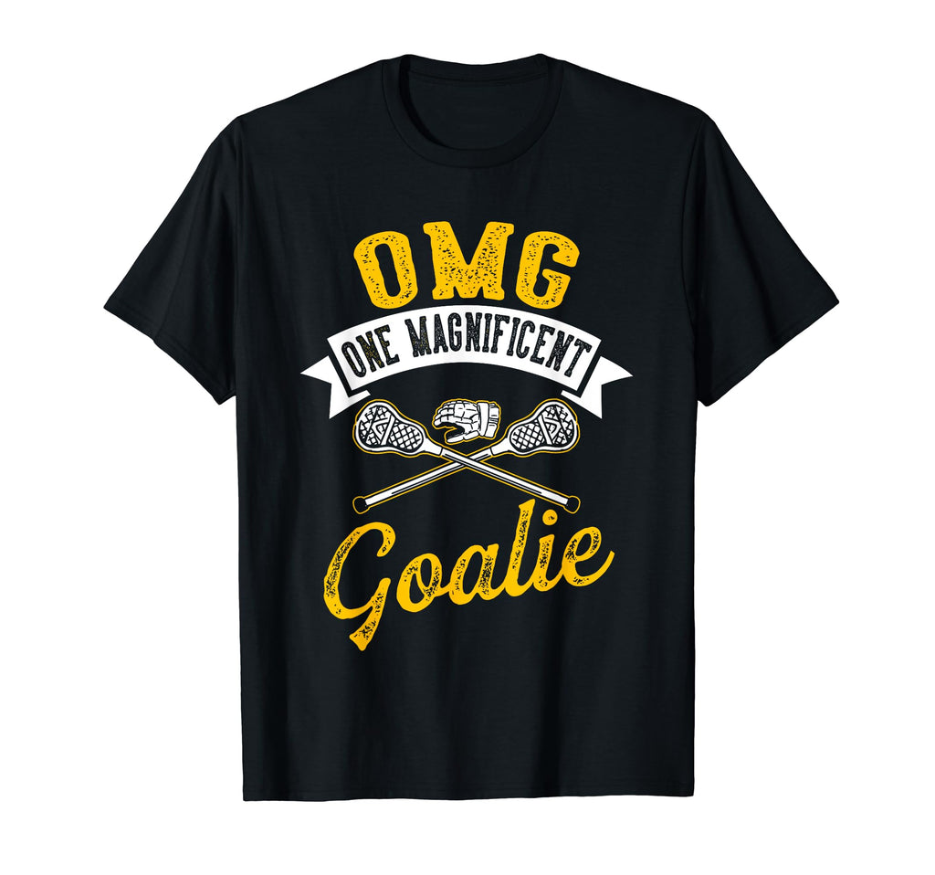 Funny Goalkeeper Lacrosse Lax Goalie T-Shirt - Custom Art Print Men Women