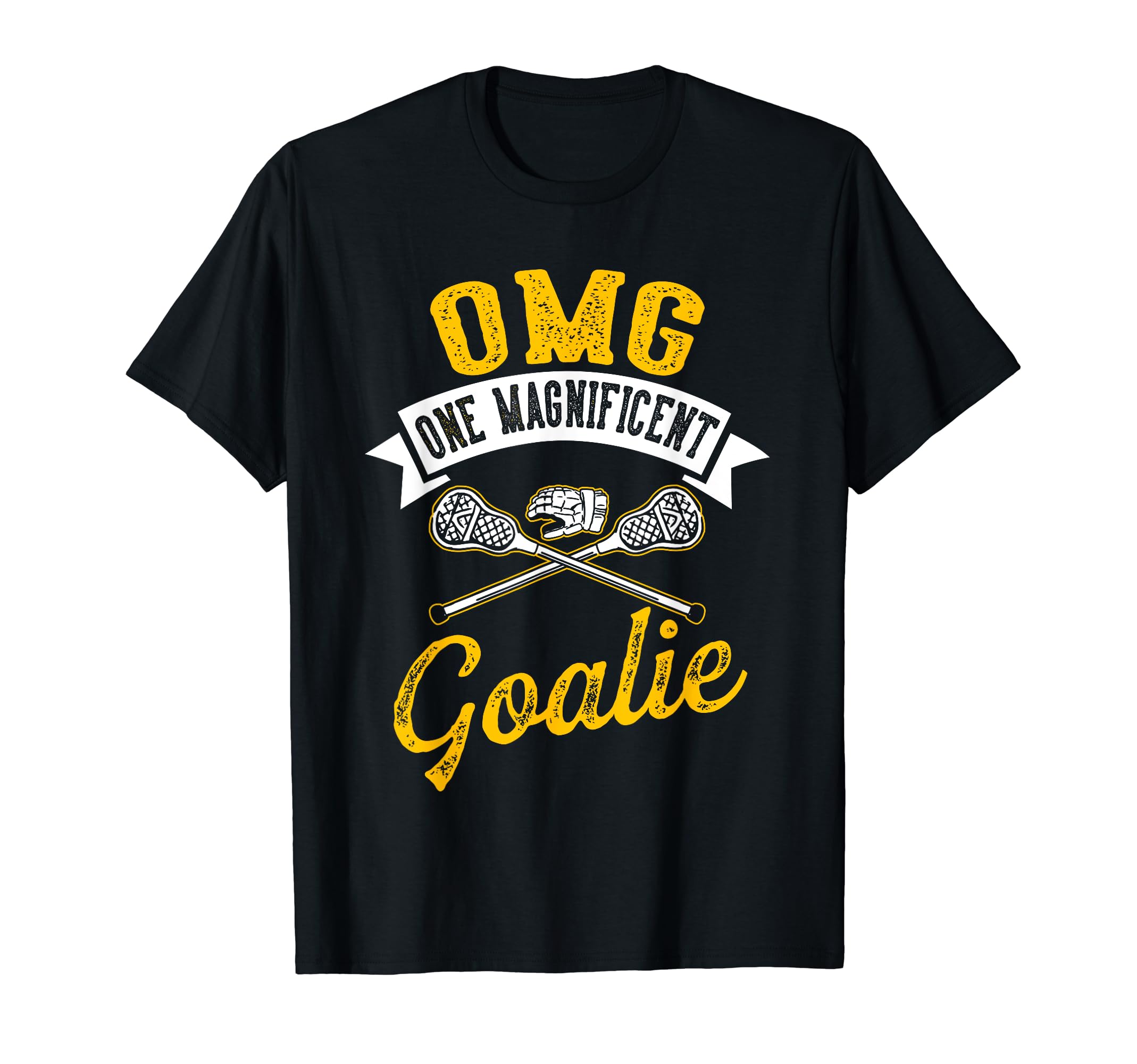 Funny Goalkeeper Lacrosse Lax Goalie T-Shirt - Custom Art Print Men Women
