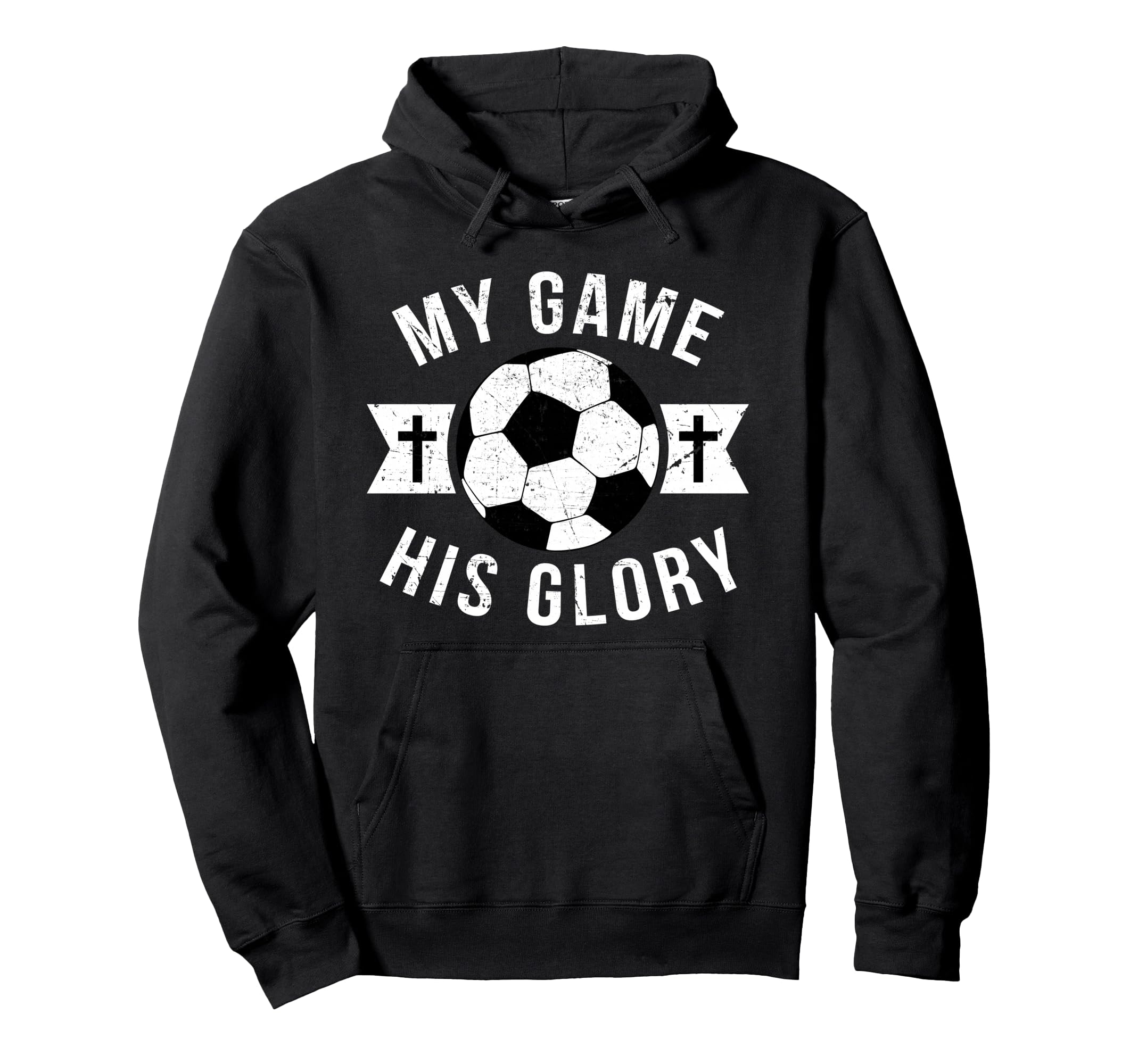 Christian Soccer Gifts Teen Sayings Hoodie - Custom Art Print Men Women