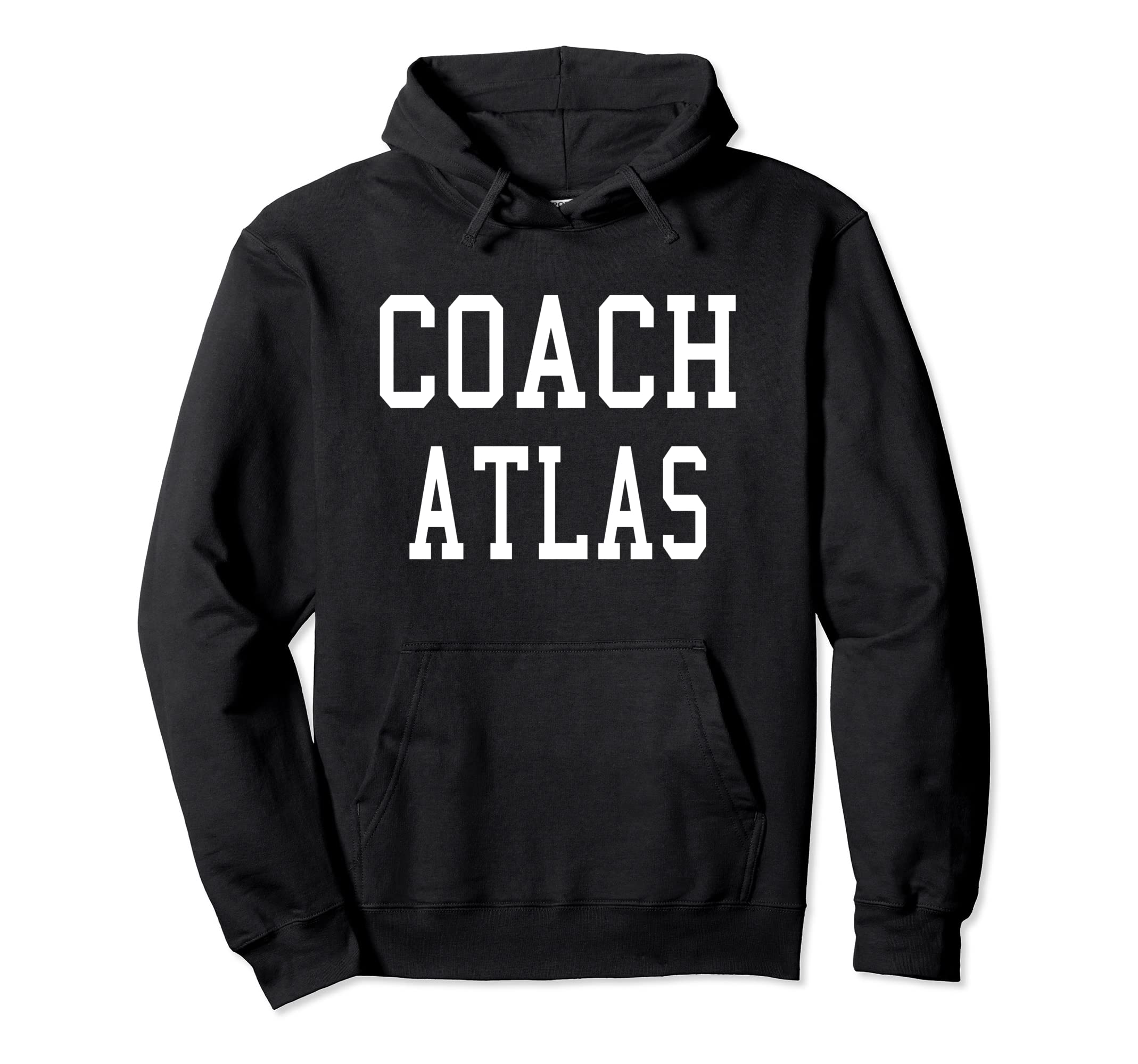 Coach Atlas Custom Football Soccer Hoodie - Aesthetic Graphic Unisex