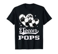 Soccer Heart Pops Soccer Player T-Shirt - Novelty Apparel Men Women