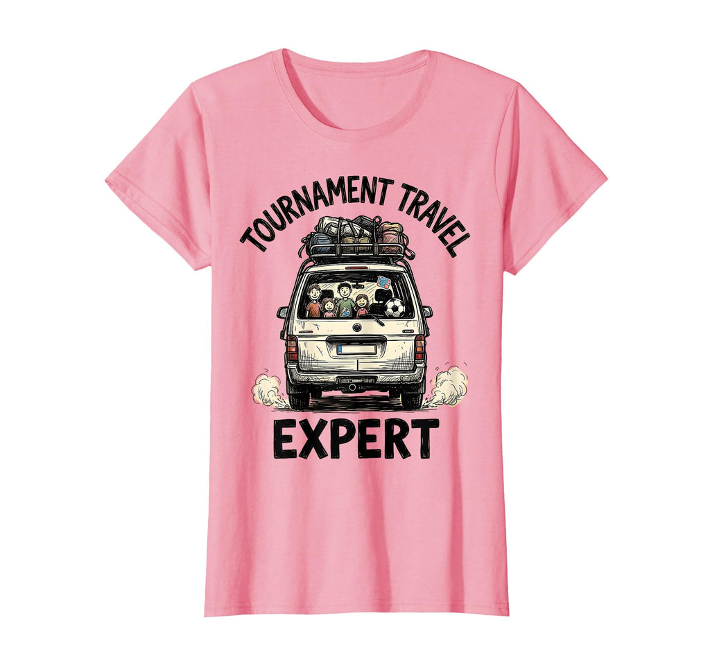 Tournament Travel Expert Soccer Mom T-Shirt - Fun Novelty Design Men Women