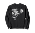Funny Soccer Heifer Just Who Loves Sweatshirt - Novelty Apparel Men Women