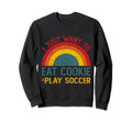 Funny I Just Want To Eat Cookie And Sweatshirt - Trendy Graphic Unisex