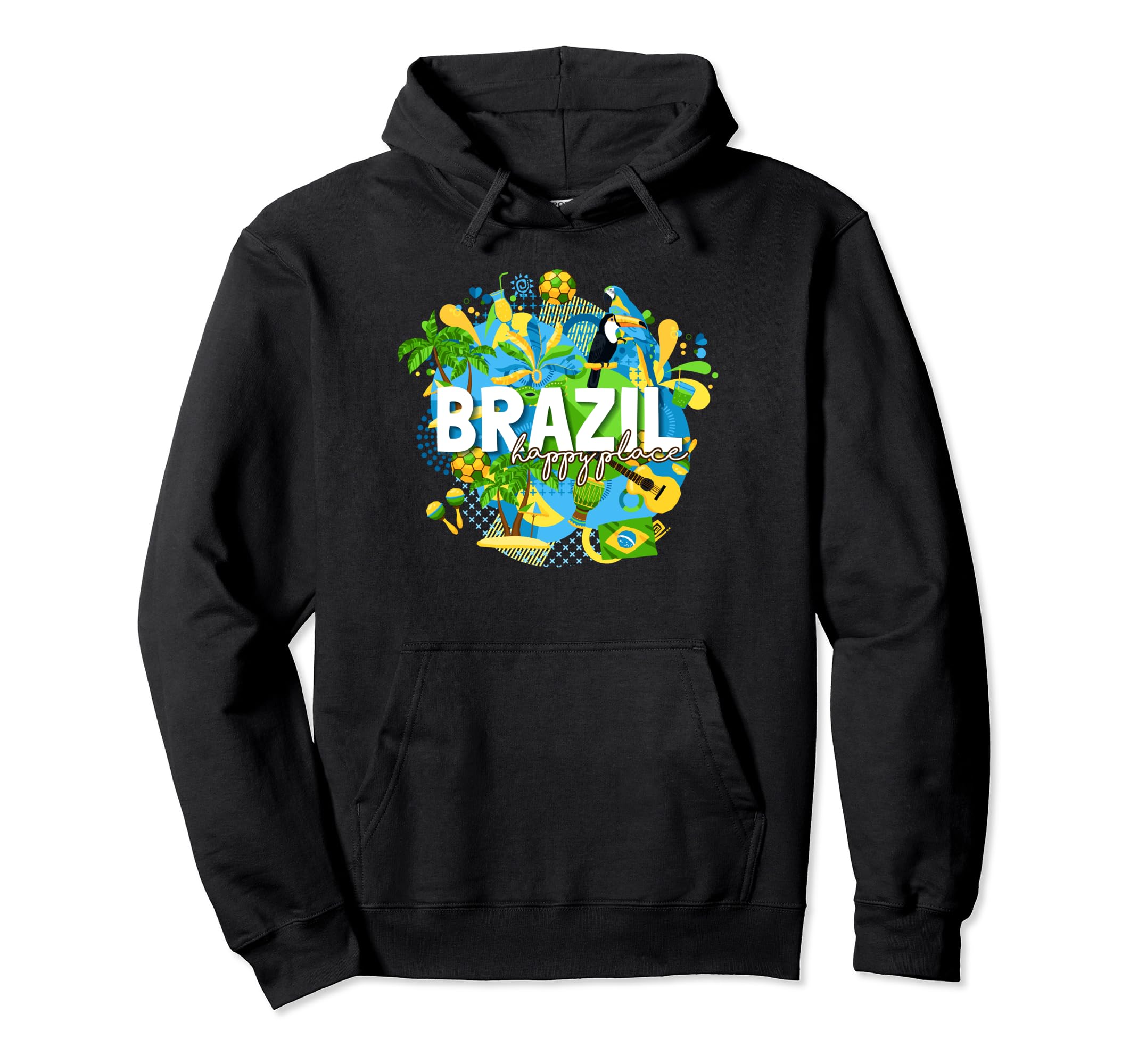 Brazil Brazilian Carnival Love Brasil Hoodie - Streetwear Style Men Women