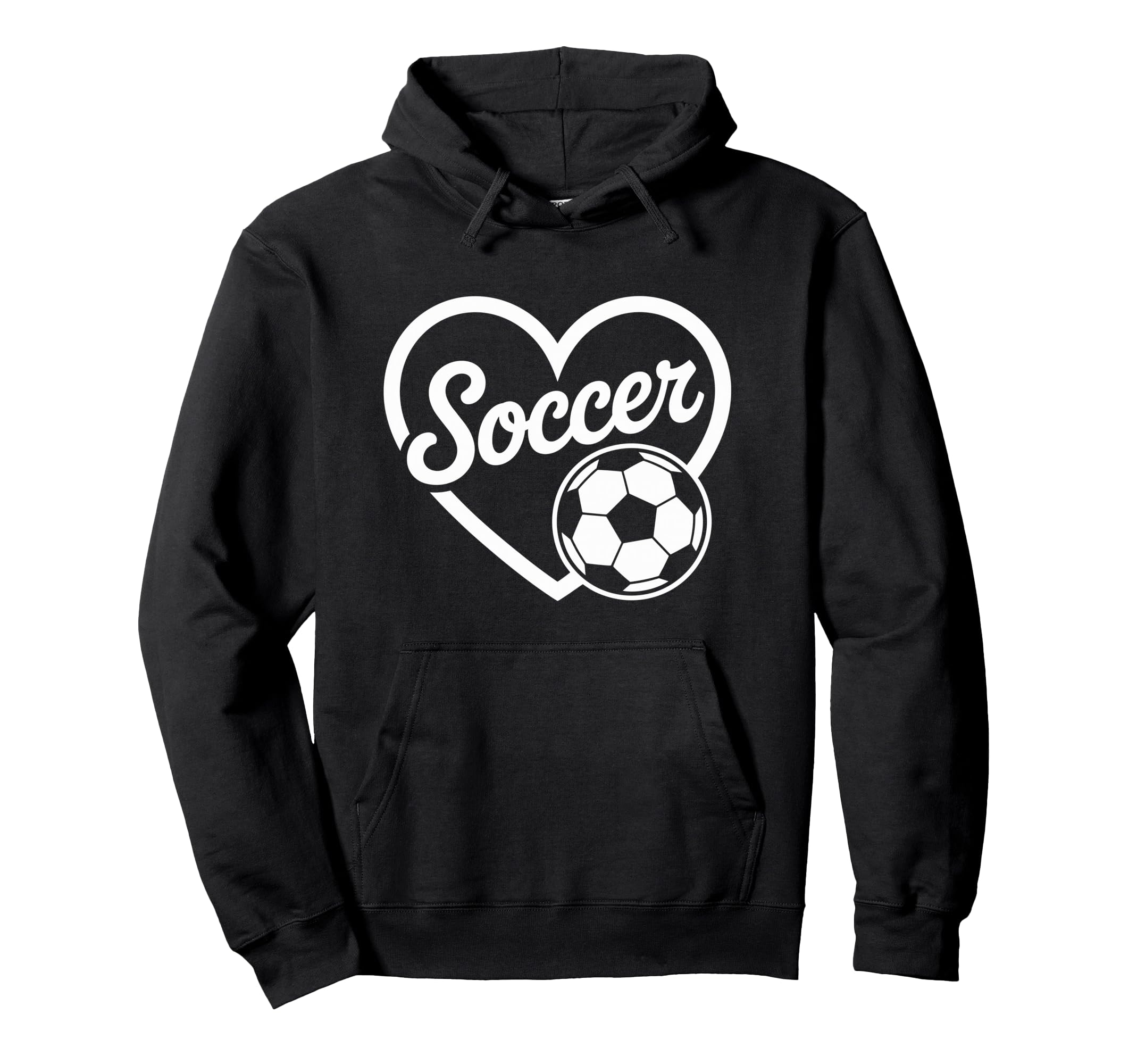 Soccer Heart Soccer Player Hoodie - Graphic Print Men Women
