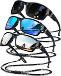 Polarized Sunglasses for Men Women Sports Goggles Lightweight Frame Cycling Running Fishing Driving UV400 Protection