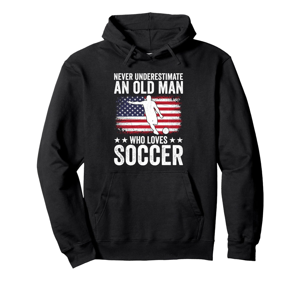 Never Underestimate Old Who Loves Hoodie - Streetwear Style Men Women