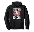Never Underestimate Old Who Loves Hoodie - Streetwear Style Men Women