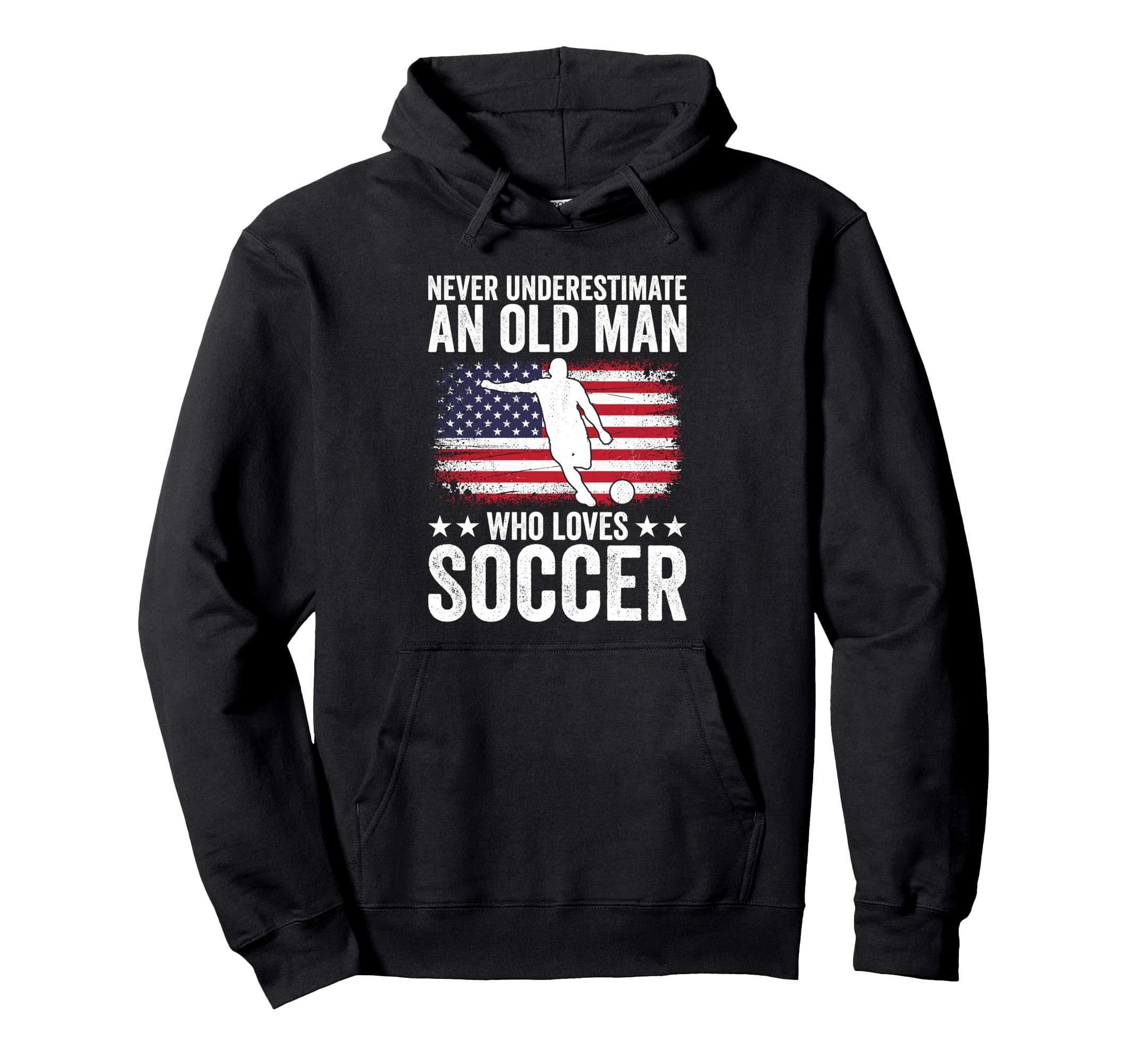 Never Underestimate Old Who Loves Hoodie - Streetwear Style Men Women