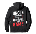 Funny Table Soccer Foosball Uncle Hoodie - Graphic Print for Adults