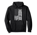 Soccer Dad American Flag Grunge Hoodie - Novelty Apparel Unisex