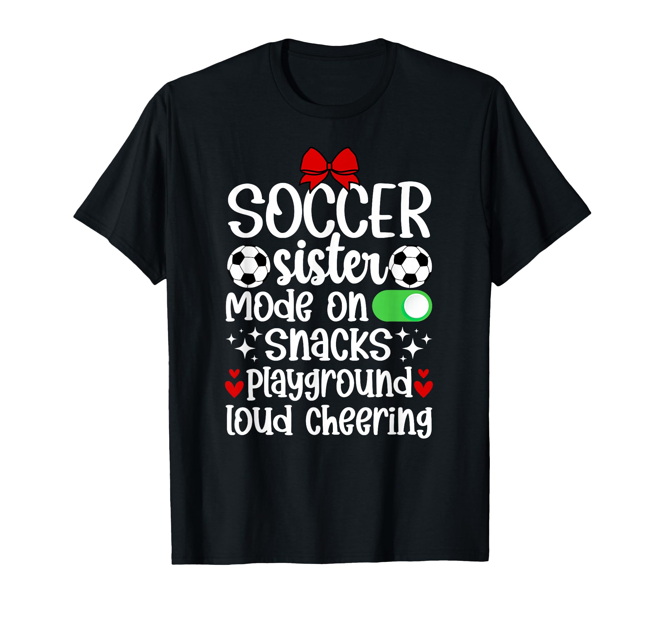 Soccer Sister Mode Sister Soccer T-Shirt - Aesthetic Graphic for Adults