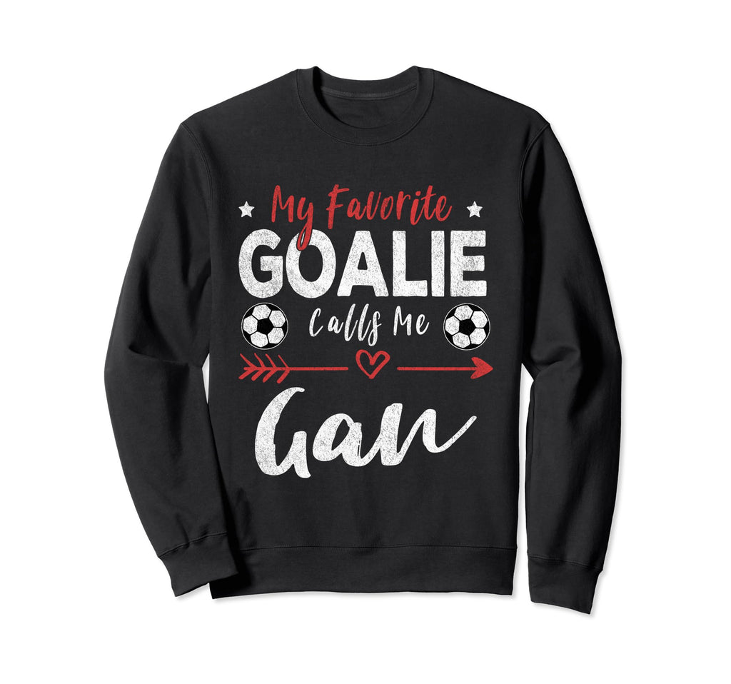 Funny Soccer Goalie Goalkeeper Mom Sweatshirt - Minimalist Print Unisex