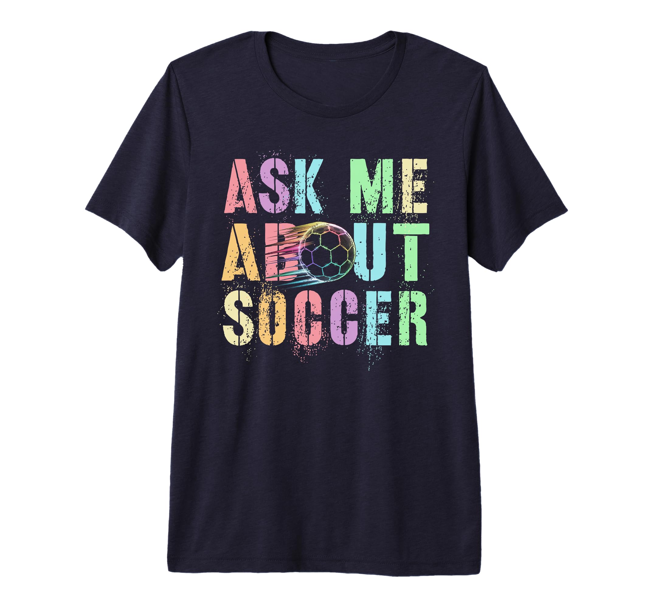 Ask Me About Soccer Score Mom Cleats Club T-Shirt - Unique Graphic Unisex