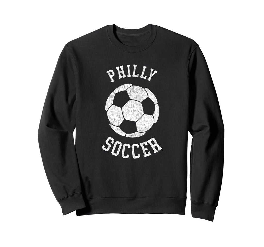Philly Soccer Distressed 90S Sweatshirt - Casual Everyday Wear Unisex