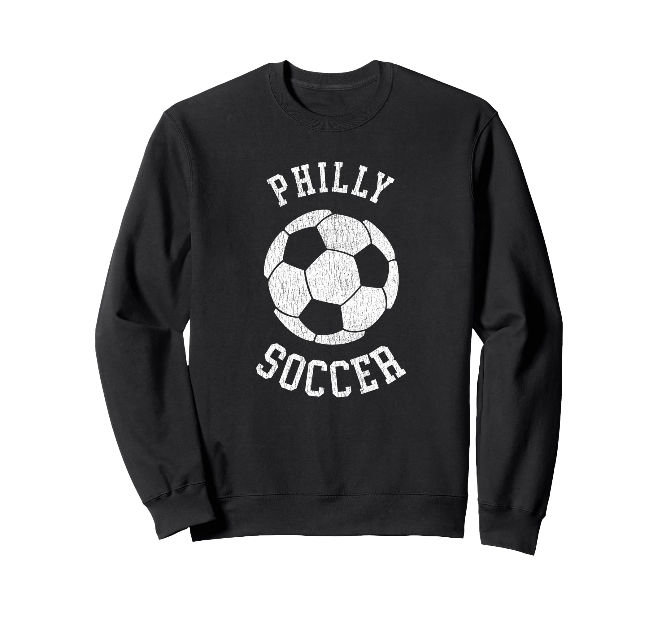 Philly Soccer Distressed 90S Sweatshirt - Casual Everyday Wear Unisex