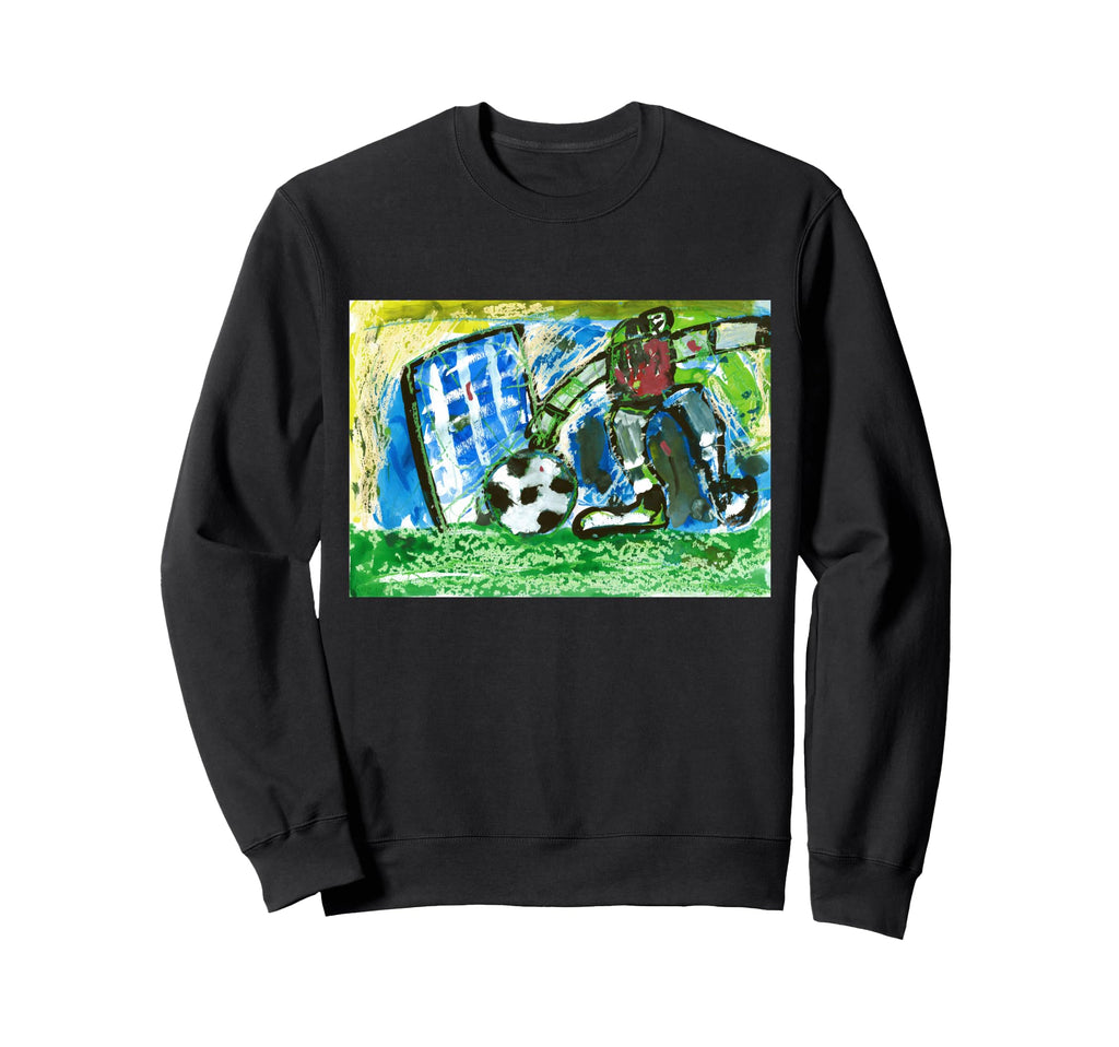 I Love Soccer Football Unique Sweatshirt - Custom Art Print Men Women