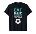 Funny Soccer Shirts Eat Sleep Soccer T-Shirt - Aesthetic Graphic Unisex