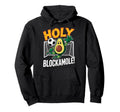 Holy Blockamole Avocado Soccer Footbal Hoodie - Fun Novelty Design Unisex