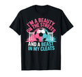Beauty Streets Beast My Cleats Soccer T-Shirt - Streetwear Style Unisex