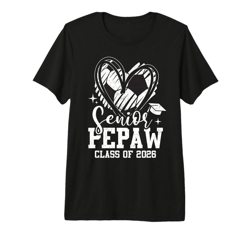 Senior Pepaw Class 2026 Soccer T-Shirt - Fun Novelty Design for Adults