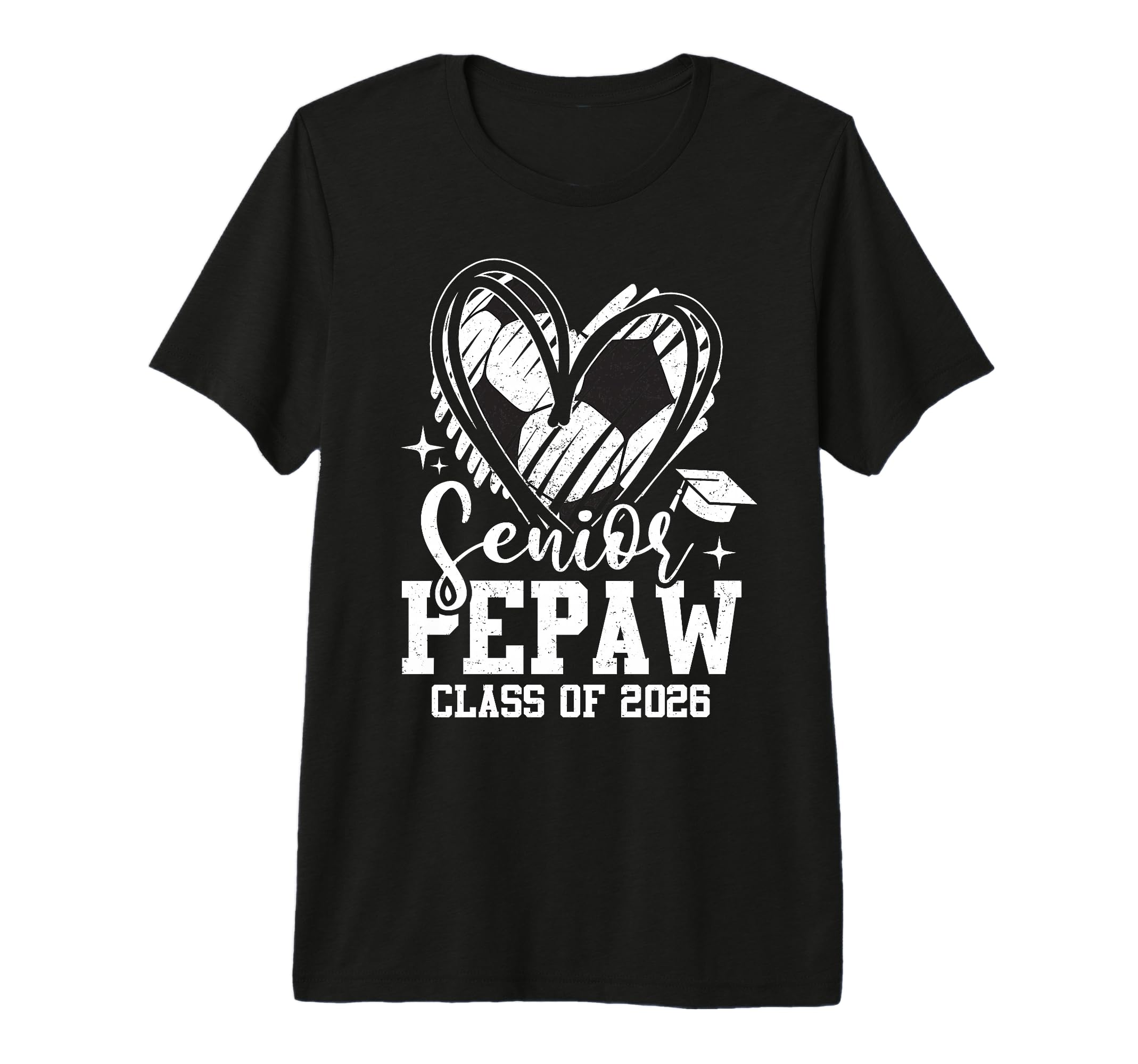 Senior Pepaw Class 2026 Soccer T-Shirt - Fun Novelty Design for Adults