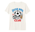 Soccer Moms Club Iced Coffee Cleats T-Shirt - Unique Graphic for Adults