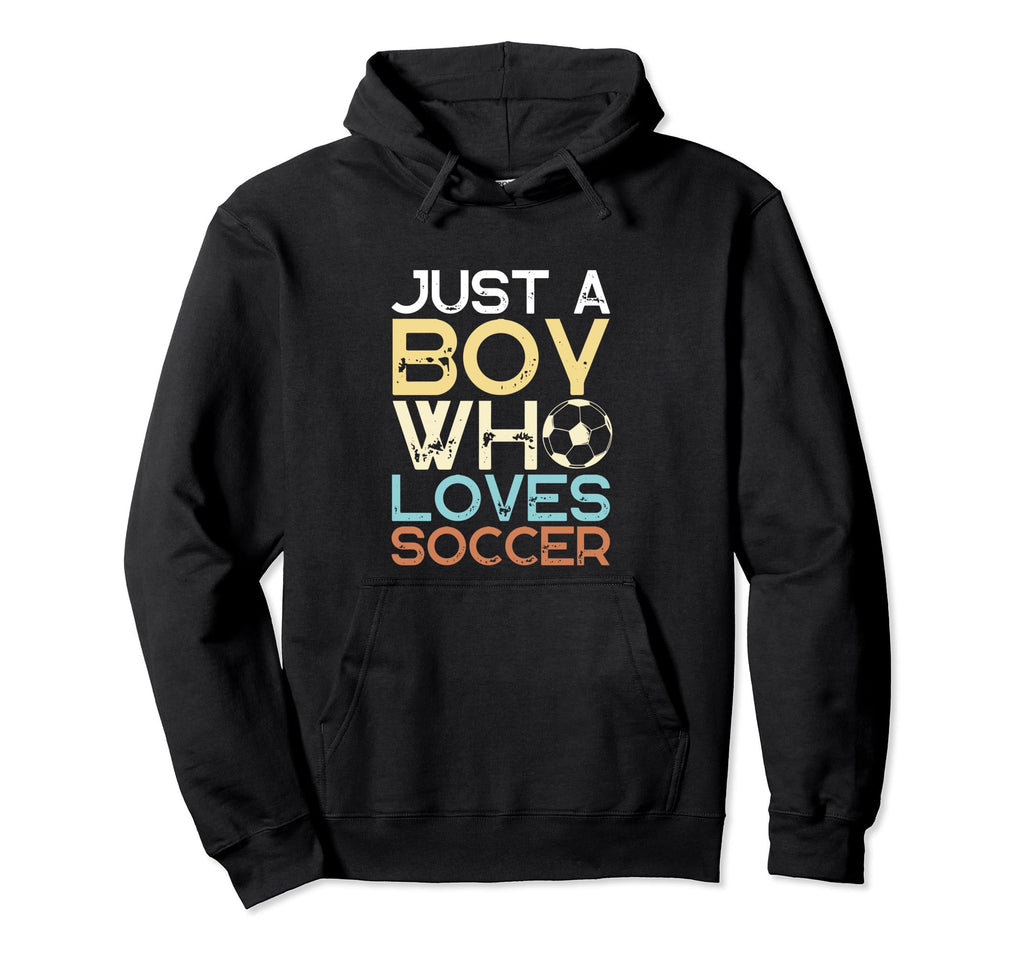 Soccer Player Just Who Loves Soccer Hoodie - Trendy Graphic for Adults