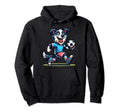 Border Collie Soccer Champion Fan Hoodie - Novelty Apparel for Adults