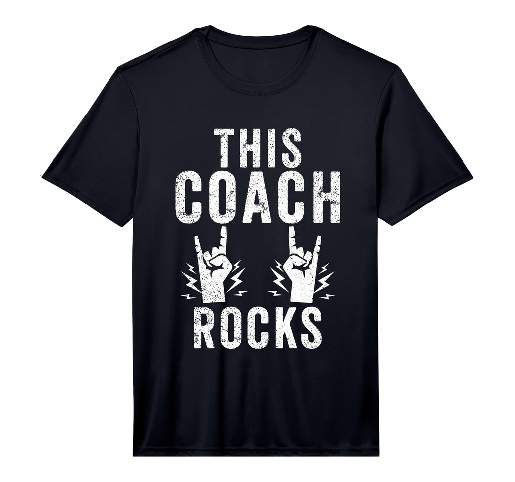 Mens This Coach Rocks Sports Coach T-Shirt - Fun Novelty Design Men Women