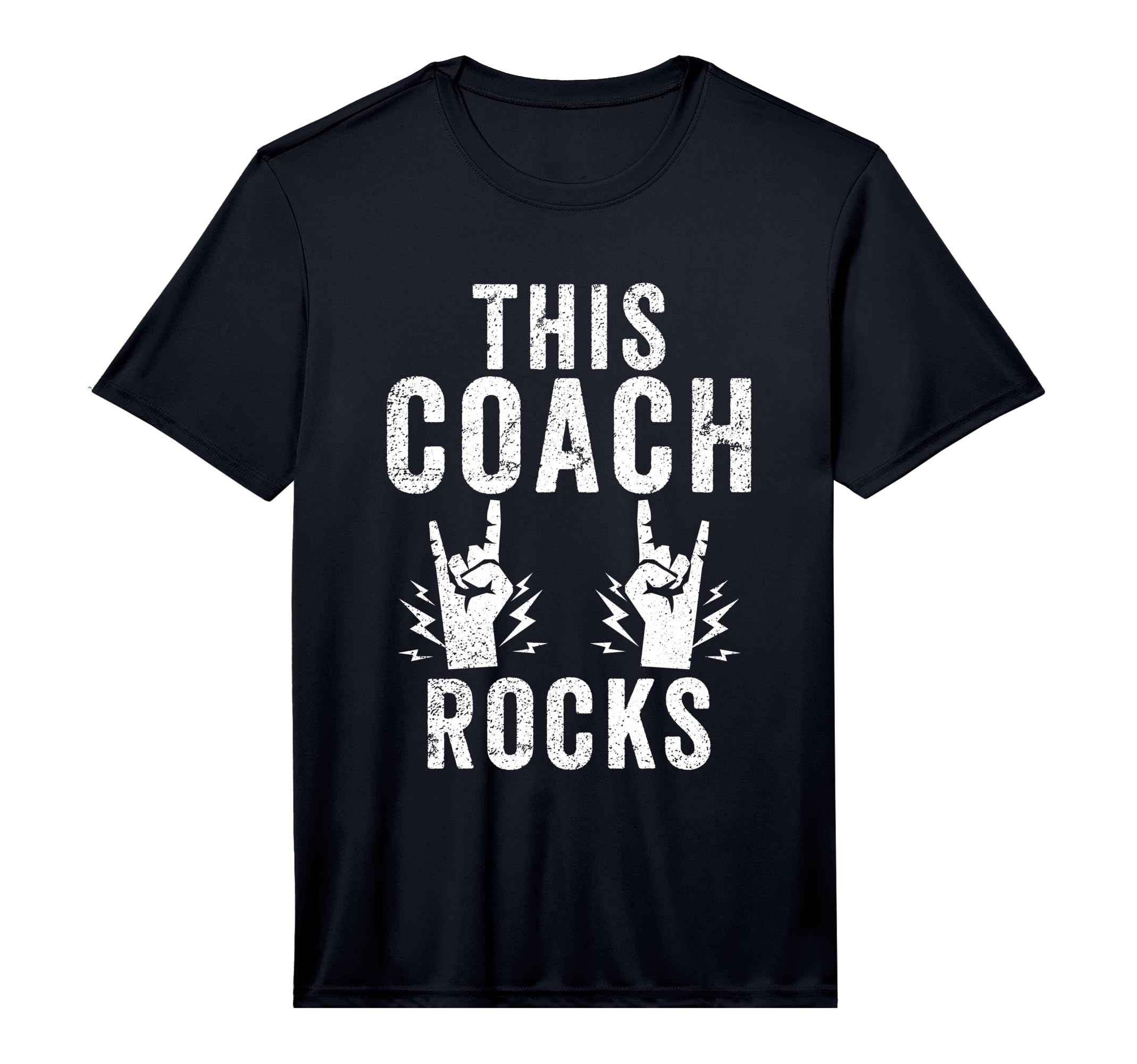 Mens This Coach Rocks Sports Coach T-Shirt - Fun Novelty Design Men Women