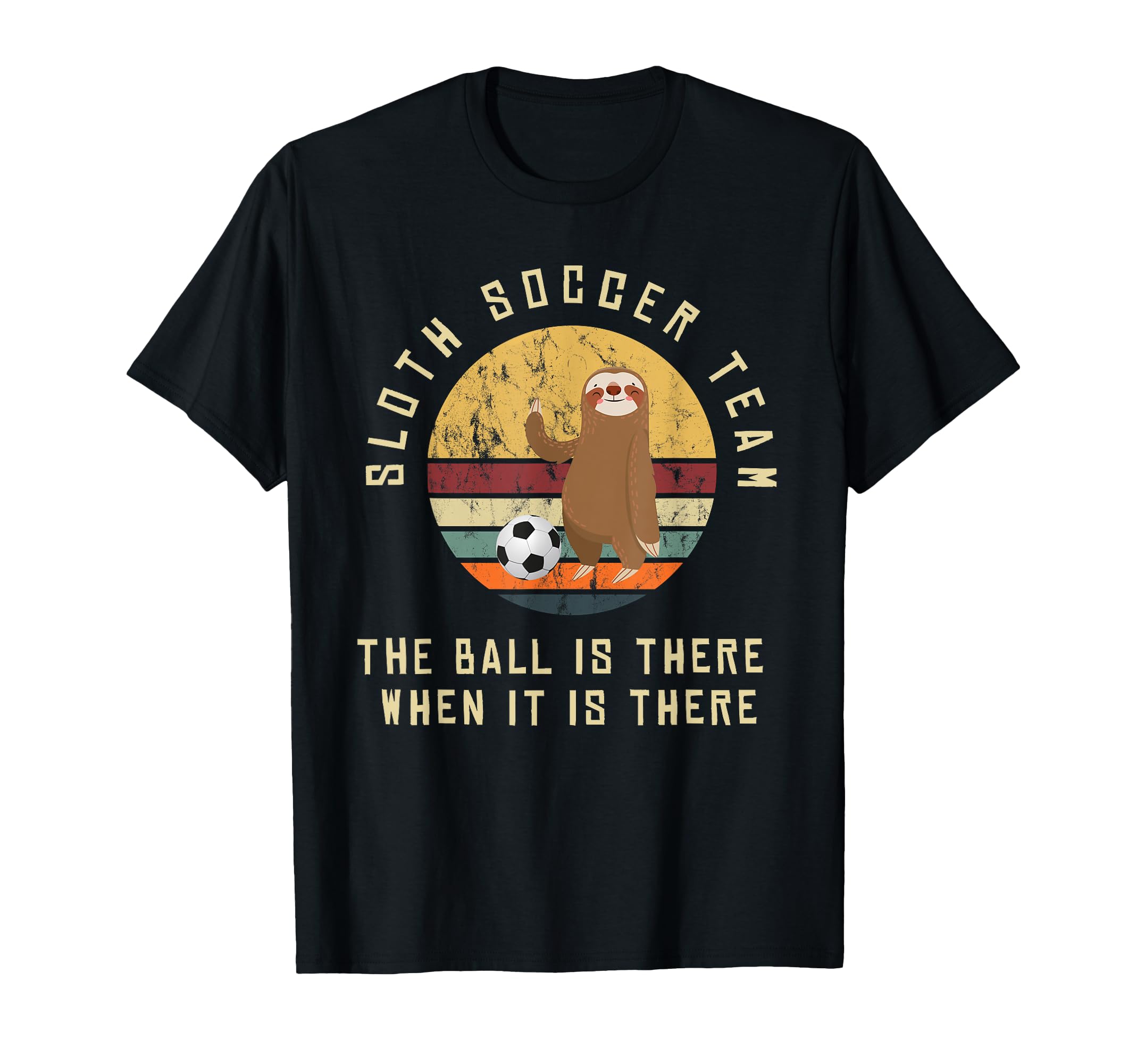 Sloth Soccer Team Outfit Soccer T-Shirt - Aesthetic Graphic Men Women