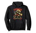 Pekingese Motorbike Love Footbal Soccer Hoodie - Minimalist Print Unisex